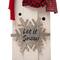 Glitzhome® 35" Wooden Snowman Family Porch Sign